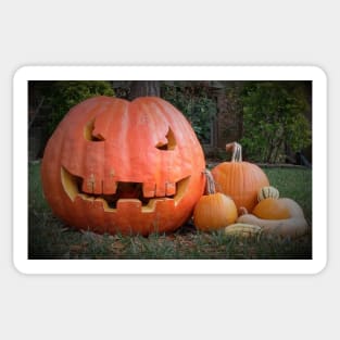 Halloween Jack-o-lantern Sticker